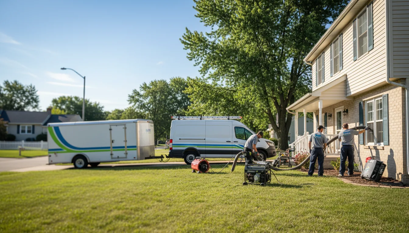 Flooded Basement Restoration And Cleanup With Repair in Ashland, IL near me